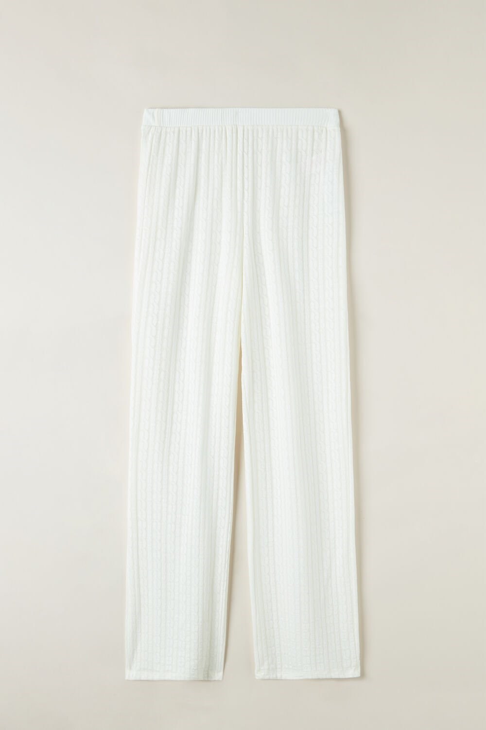 Ivory - 2127 - Talc White Intimissimi Timeless Heritage Full Length Pants | BKSOP6239