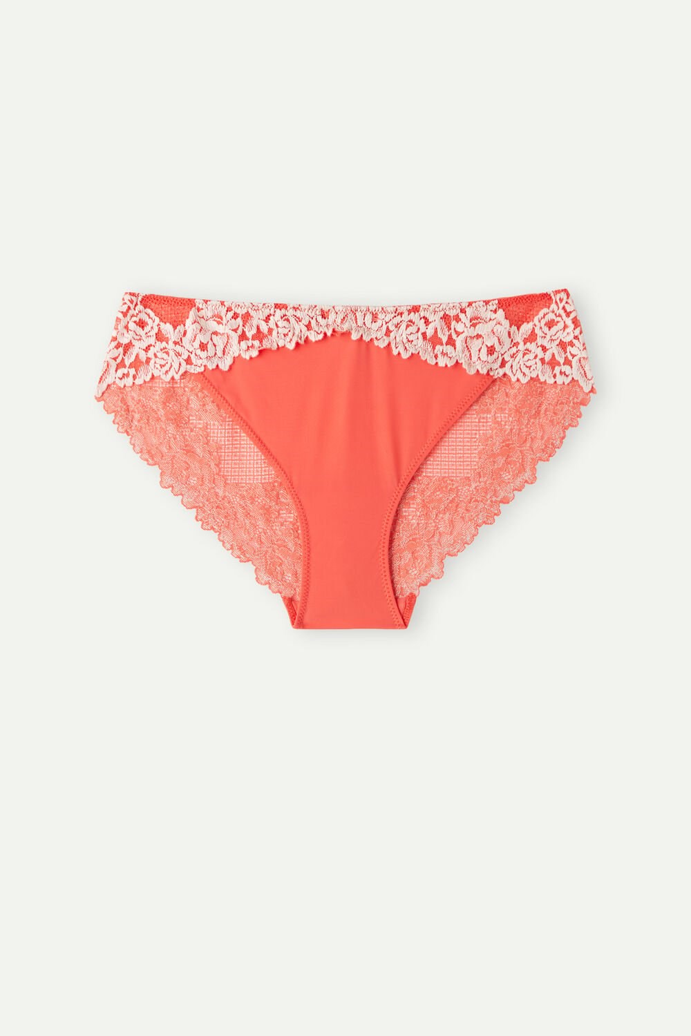 Ivory - 216j - Flame Scarlet / Ivory Intimissimi Pretty Flowers Panties | XKPGJ8035