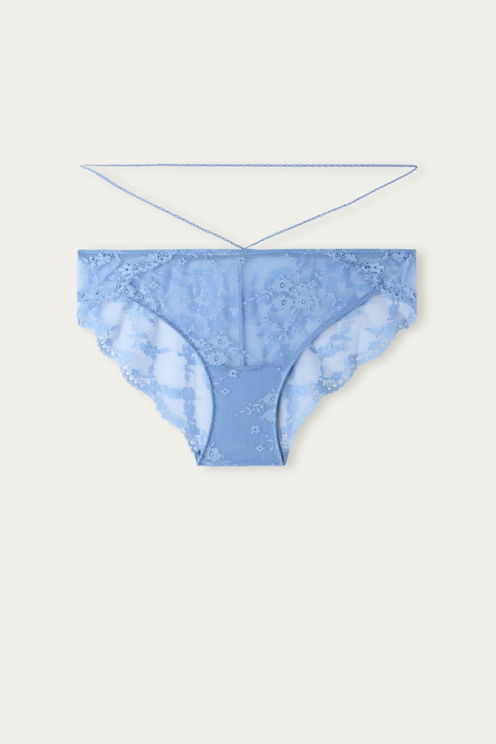 Light Blue - 211j - Light Blue Hydrangea Intimissimi Feeling Beautiful Panties | XUYKQ8916