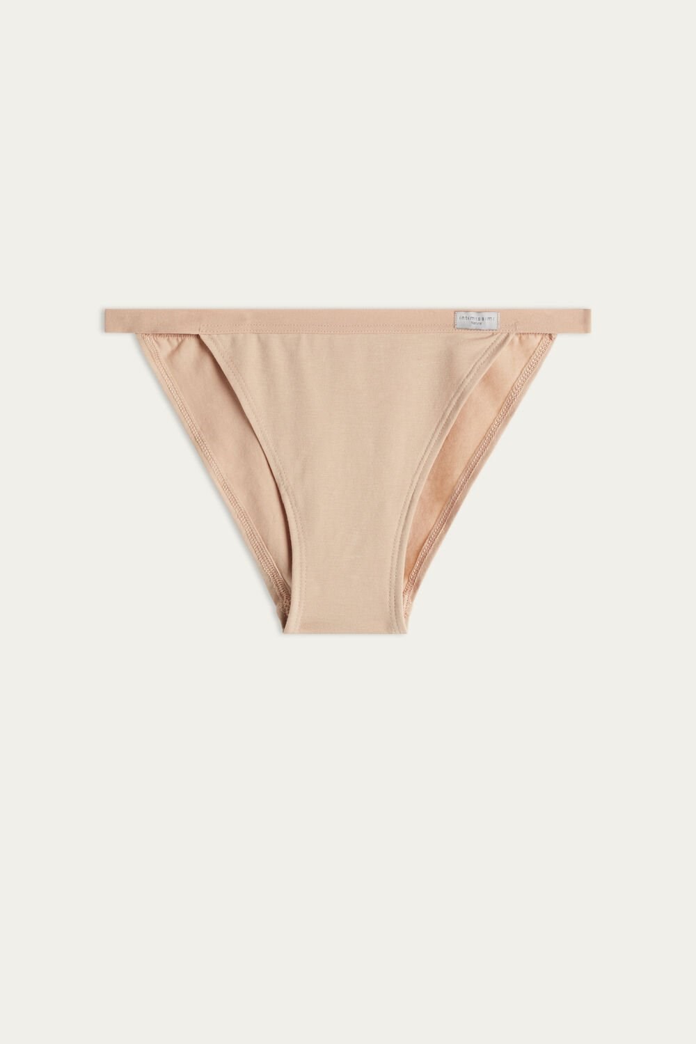 Natural - 044 - Soft Beige Intimissimi Cotton String Panties | XDIKS3625