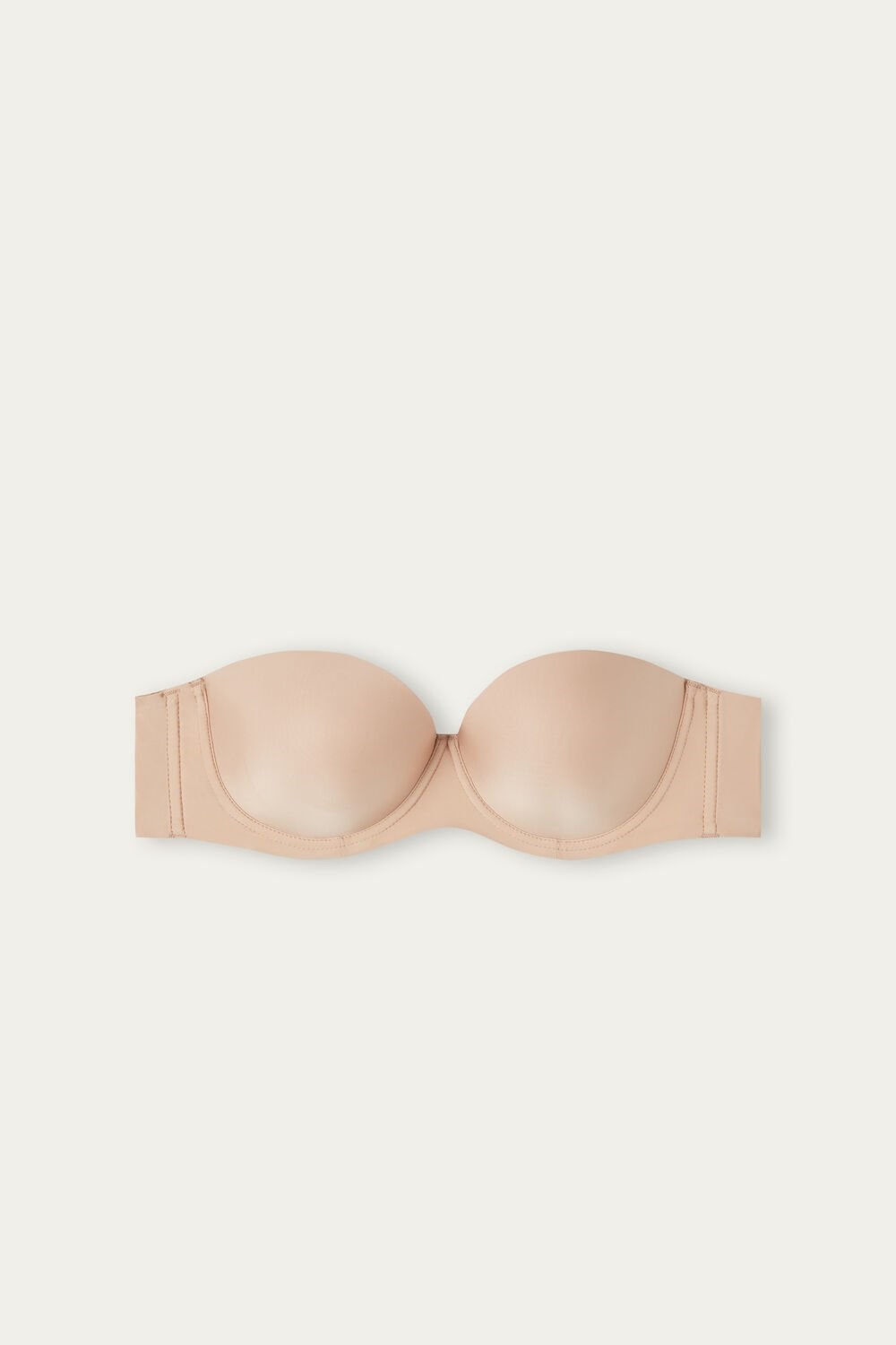 Natural - 044 - Soft Beige Intimissimi Giada Microfiber Bandeau Bra | BPERS9843