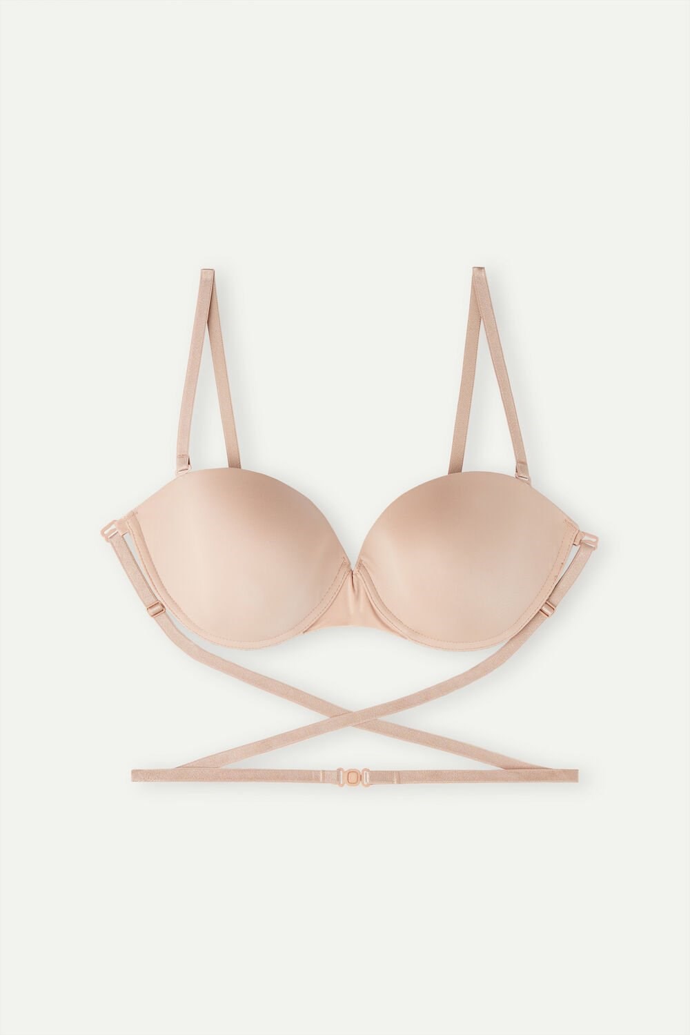 Natural - 044 - Soft Beige Intimissimi Multi-functional Anna Balconette Bra in Ultralight Microfiber | TJOQZ3907