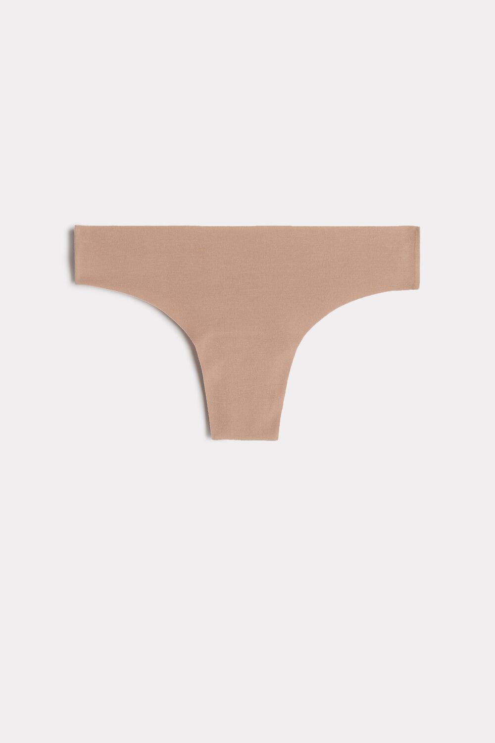 Natural - 044 - Soft Beige Intimissimi Seamless Supima® Cotton Brazilian Panties | WBPSC5091