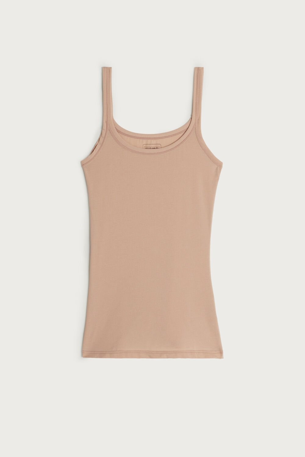 Natural - 044 - Soft Beige Intimissimi Ultralight Supima® Cotton Top | RDJZQ3786