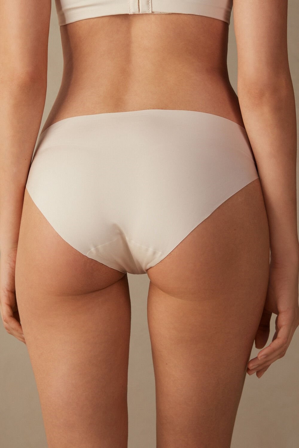 Natural - 2280 - Silk Pink Intimissimi Seamless Microfiber Panties | BYWAV7652