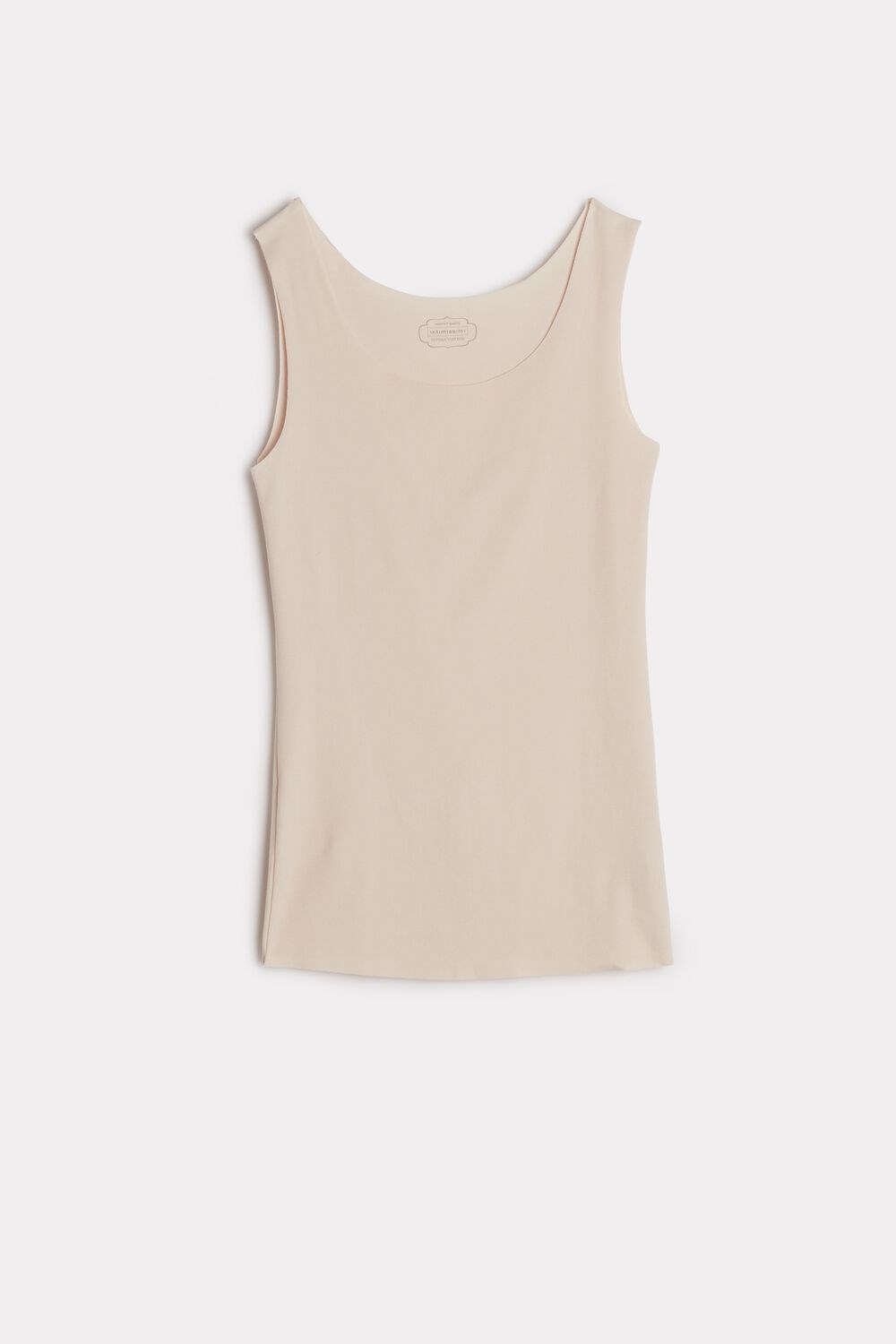 Natural - 2280 - Silk Pink Intimissimi Seamless Supima® Cotton Tank Top | UGNEK6437