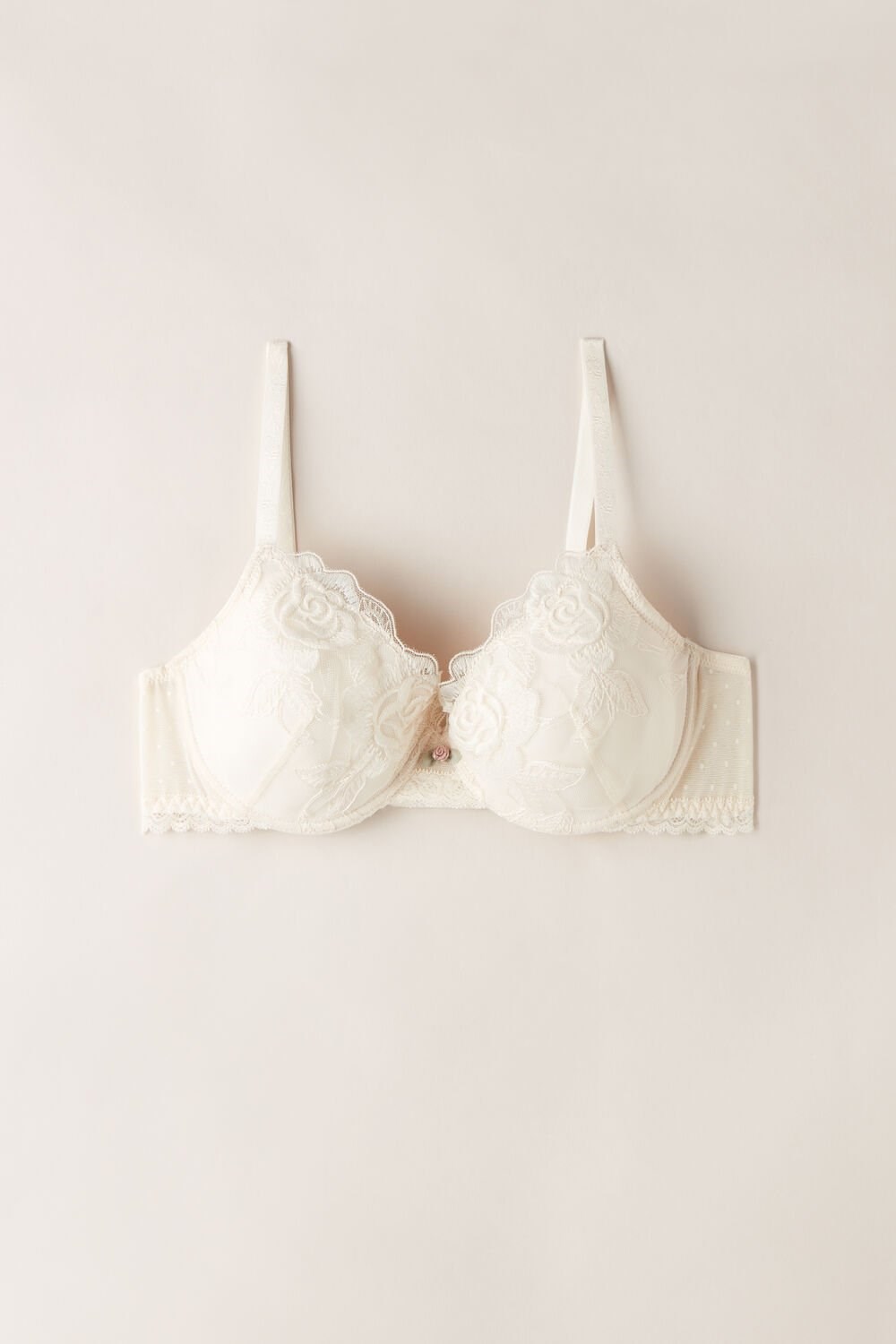 Natural - 612i - Vanilla Ivory Intimissimi Scent of Roses Francesca Balconette Bra | LPCYI0817