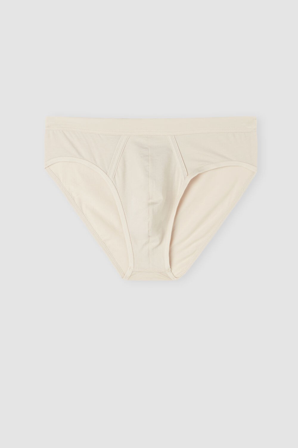 Natural - 721i - Rope Beige Intimissimi Natural Fresh Supima® Cotton Briefs | VJIXB6938