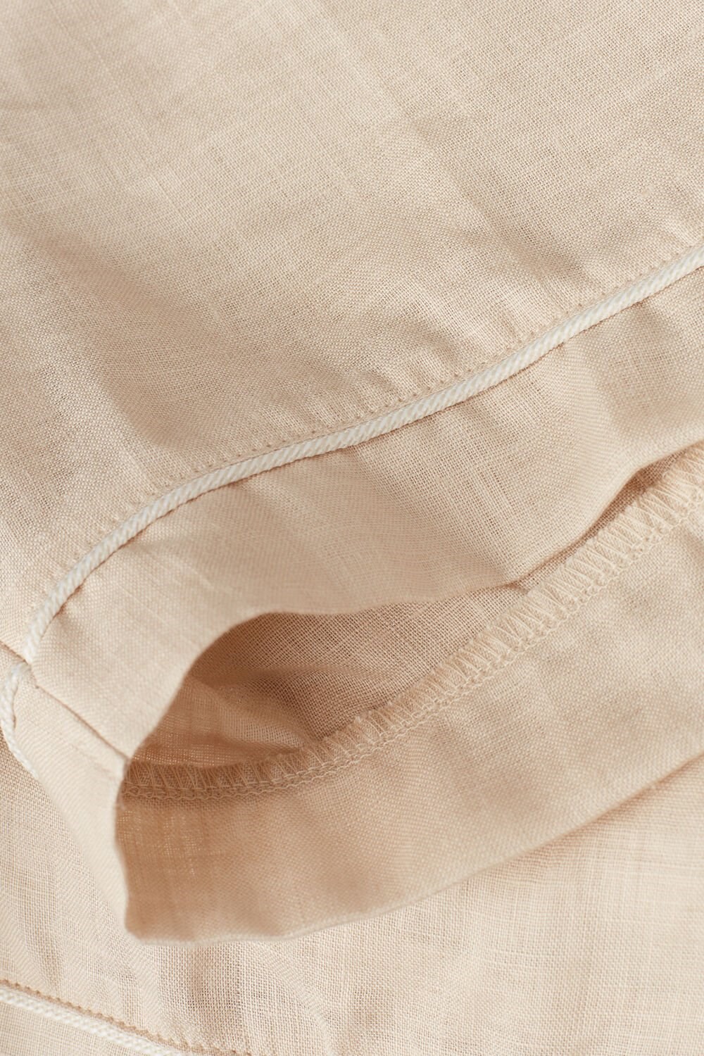 Natural - 913i - Rope Beige Intimissimi Yacht Night Linen Shorts | KIFBG4610