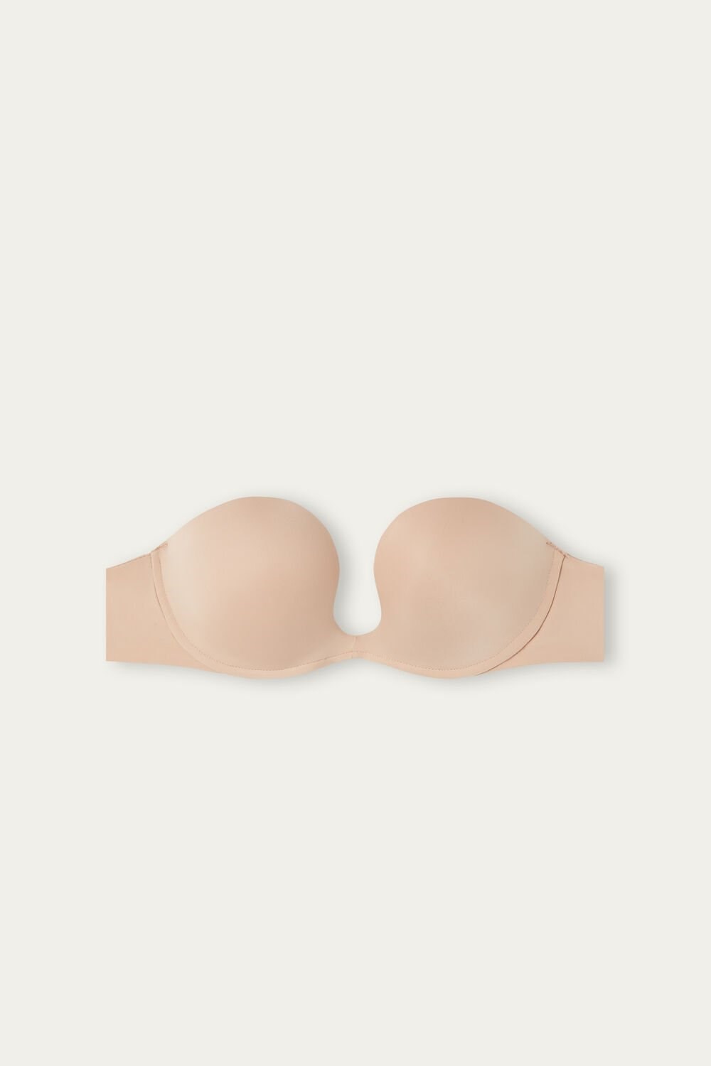 Natural - Intimissimi Monica Bandeau Bra in Ultralight Microfiber | JDZSO3048