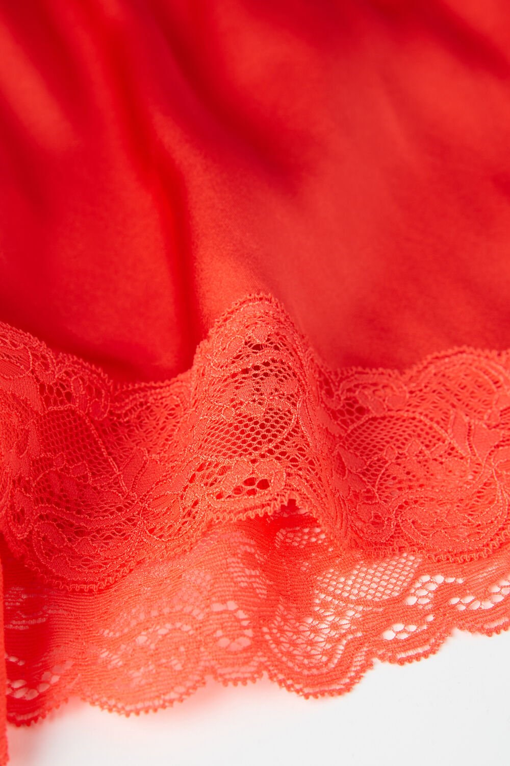 Orange - 219j - Flame Scarlet Intimissimi Silk Shorts | TIBVN2749