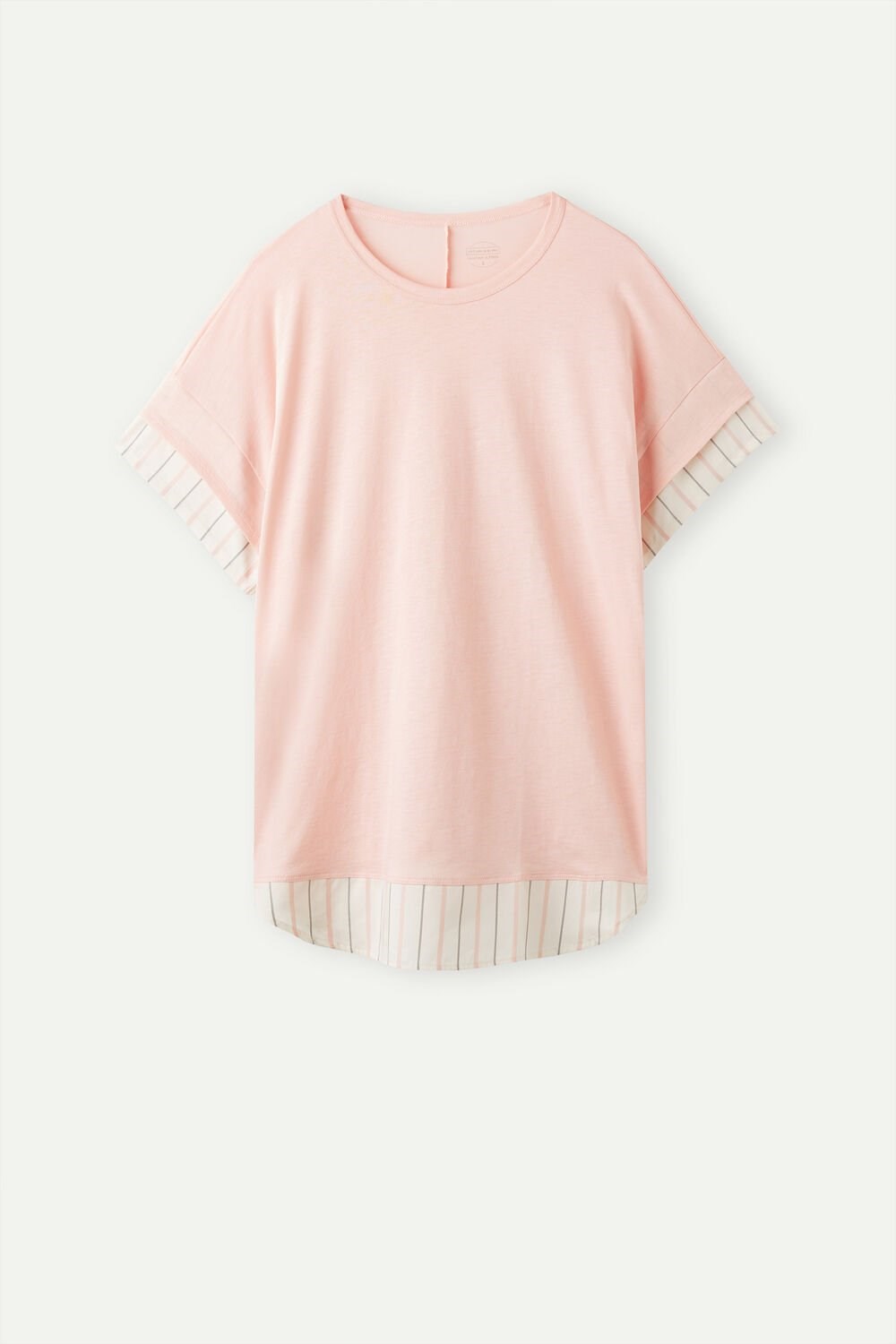 Pale Pink - 234j - Spring Pink Intimissimi Soft Spring Short Sleeve Cotton T-Shirt | XITEP6827