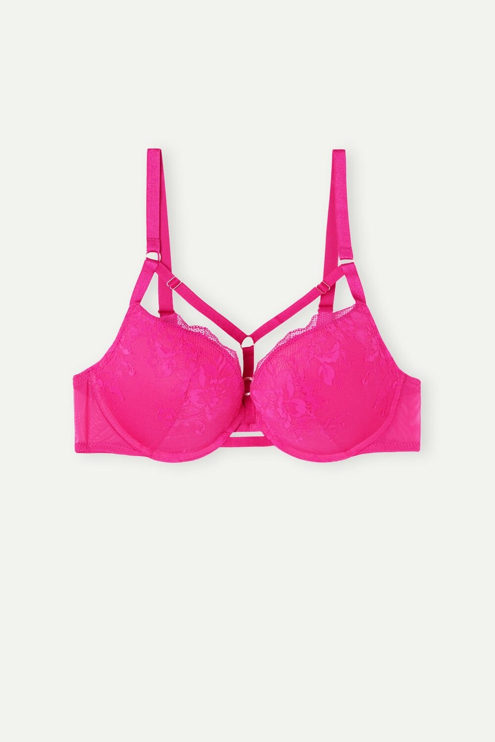 Pink - 206j - Valentine Pink Intimissimi Fearless Femininity Elettra Super Push-up Bra | RUFBZ0572