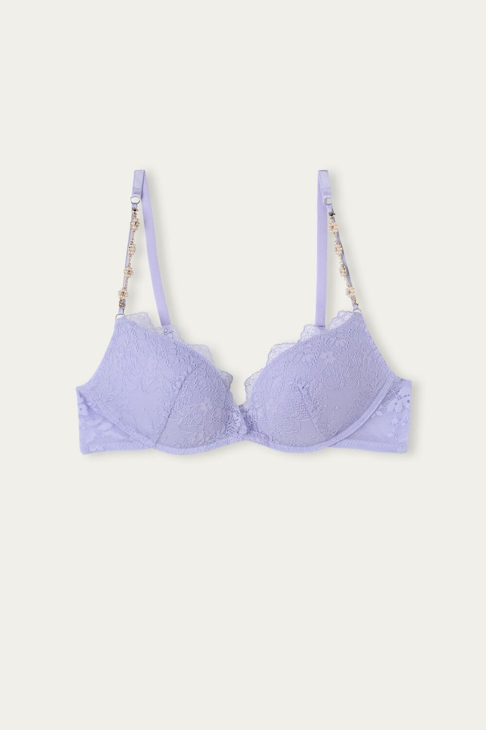 Violet - 212j - Sweet Lavender Intimissimi Cover Me in Daisies Gioia Super Push-up Bra | USXDB8246