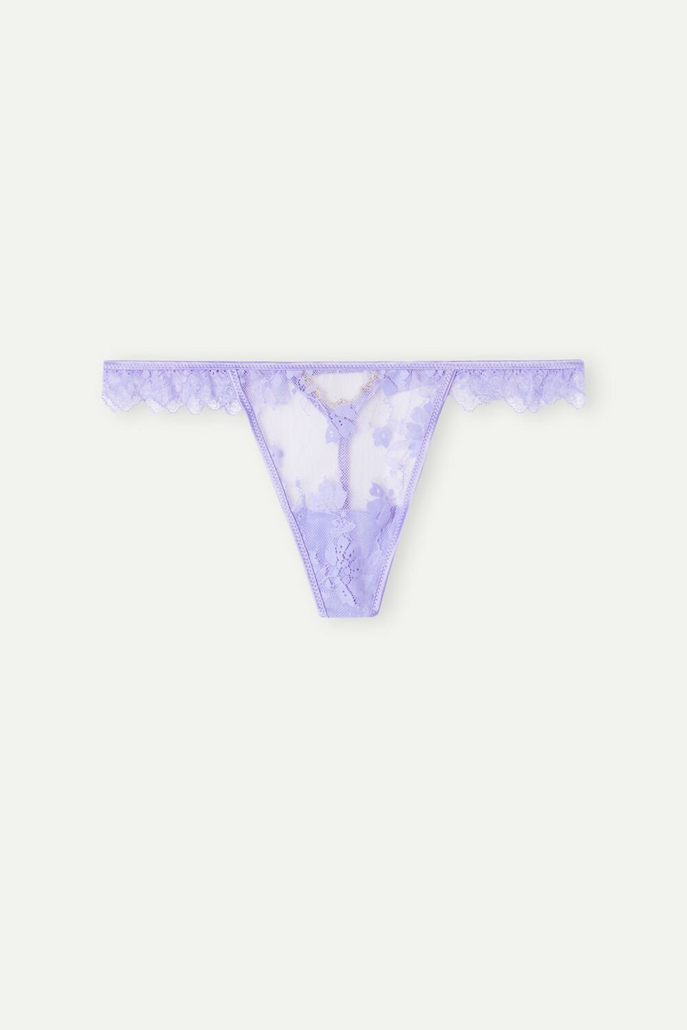 Violet - 212j - Sweet Lavender Intimissimi Cover Me in Daisies String Thong | WOELY0658