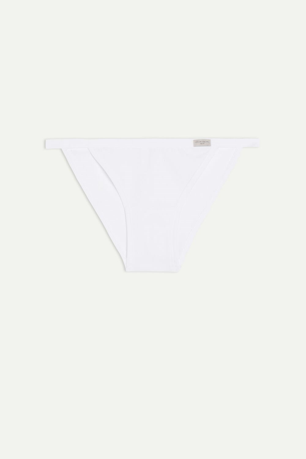 White - 001 - White Intimissimi Cotton String Panties | PQASI1408