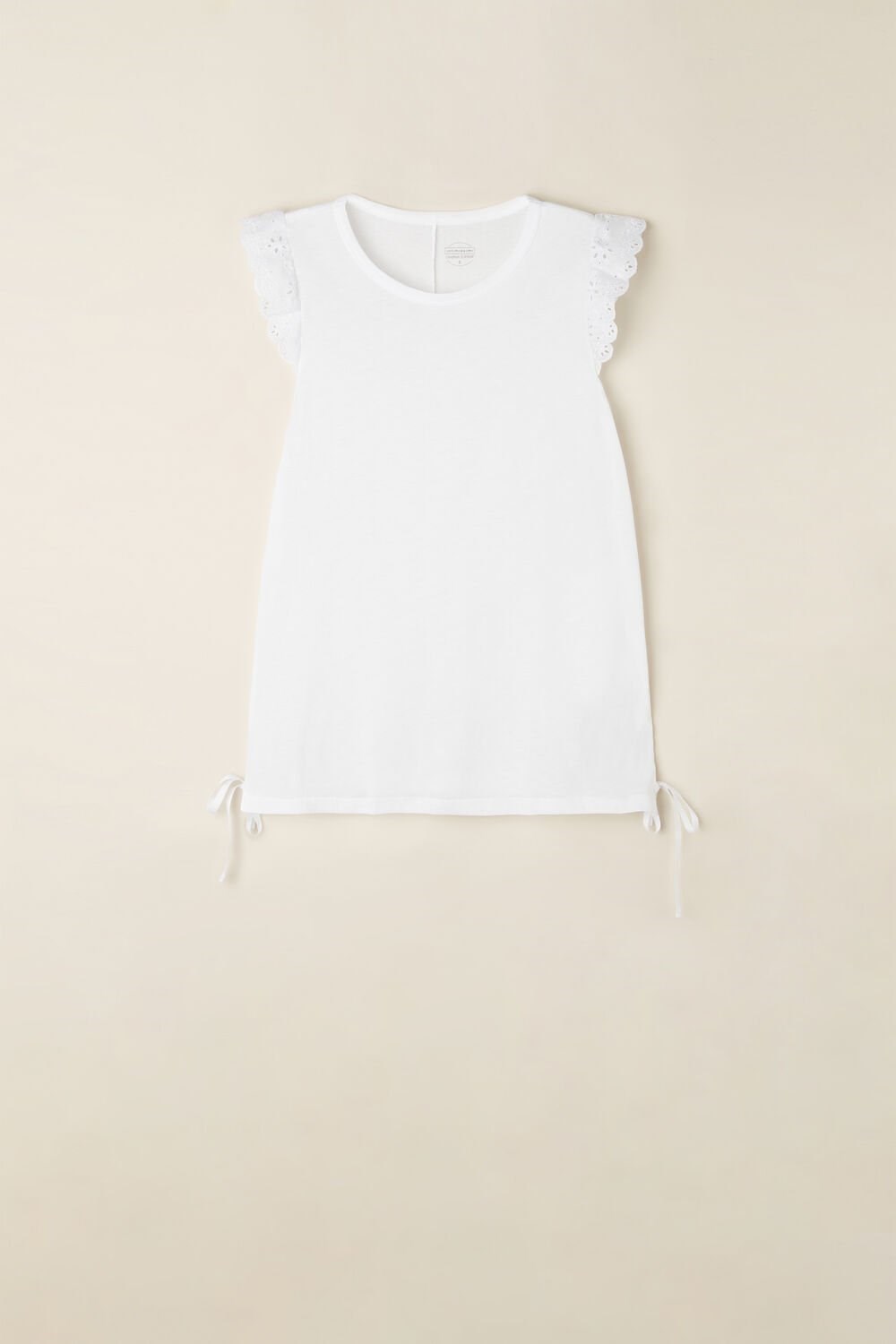 White - 001 - White Intimissimi Hello Sunshine Tank Top in Supima® Ultrafresh Cotton | OLVRX8317