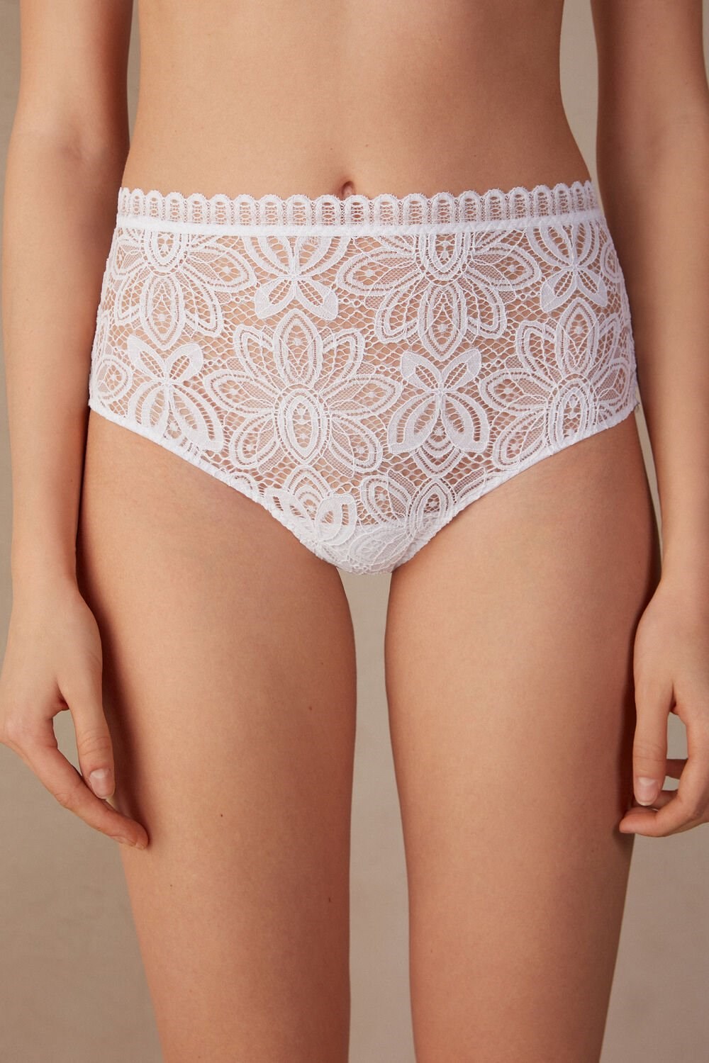 White - 001 - White Intimissimi Hot Summer Days High Rise Hipster Brazilian | PXHBU3682