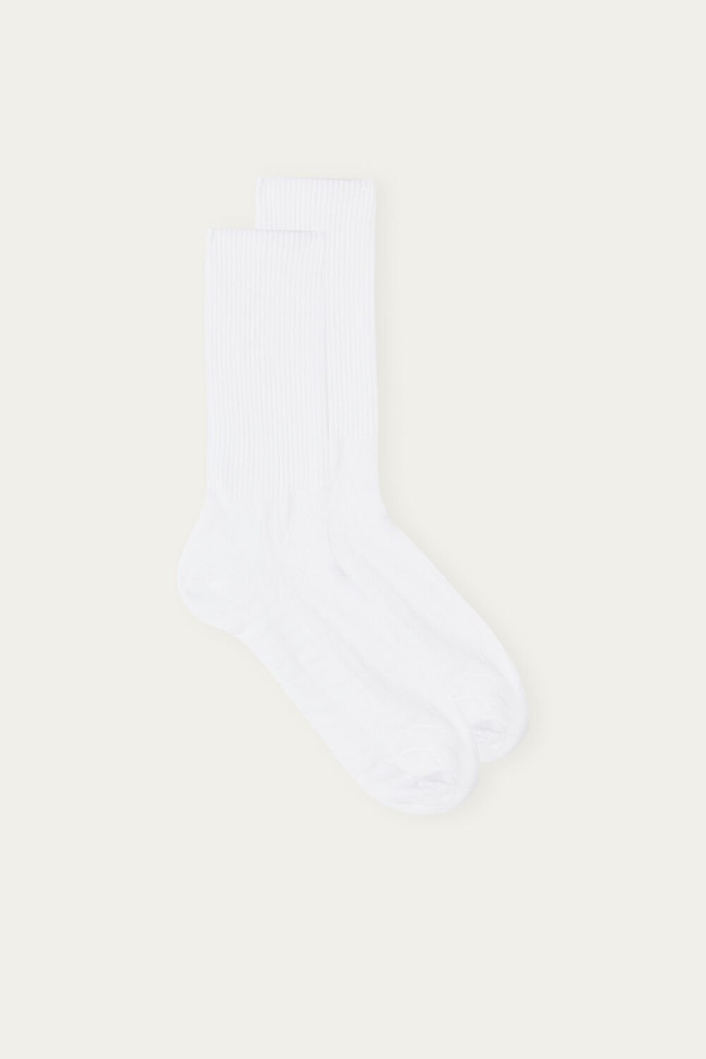 White - 001 - White Intimissimi Short Terrycloth Socks | XDKZM3614