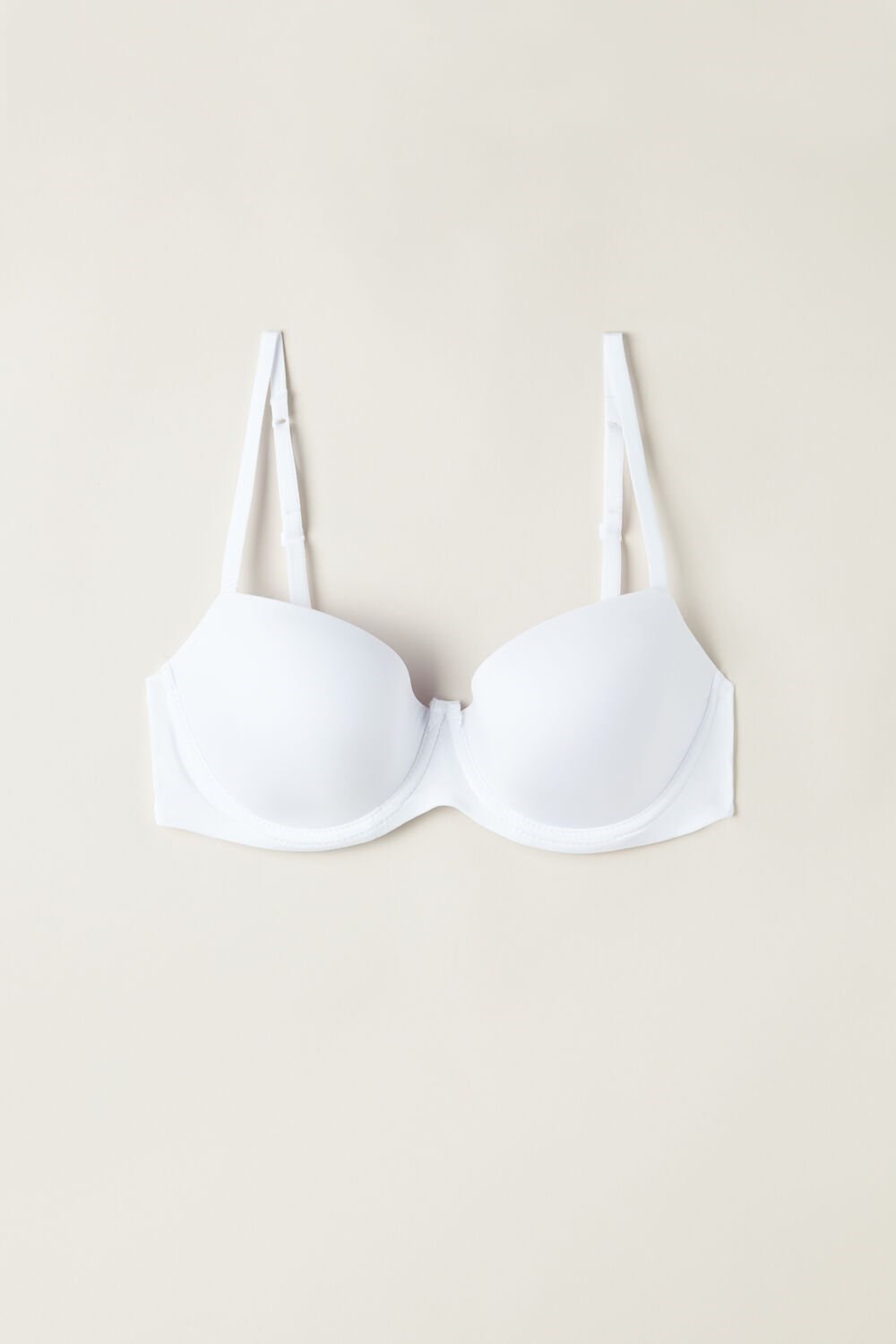 White - 001 - White Intimissimi Sofia Balconette Bra in Ultralight Microfiber | FCGBD4691