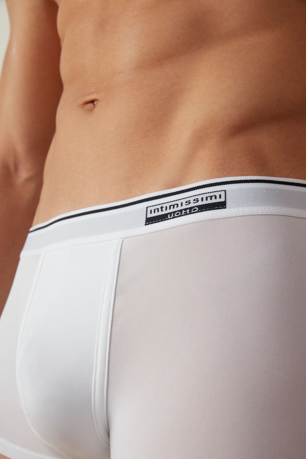 White - 001 - White Intimissimi Super Fresh Micro-mesh Boxers | NCLXA2394