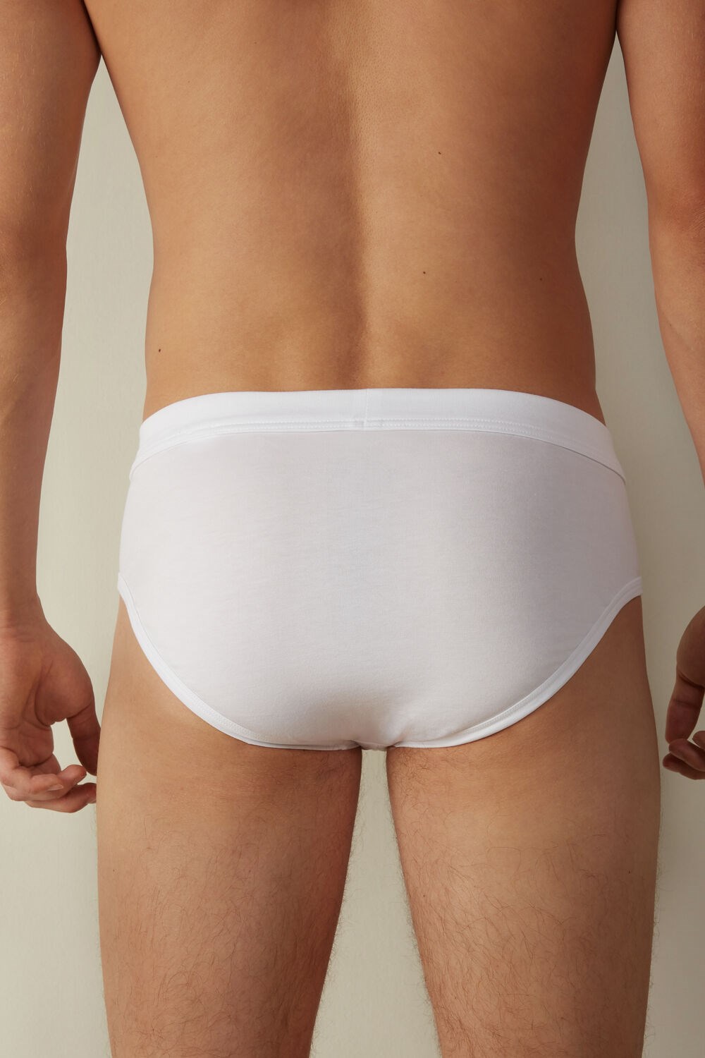 White - 001 - White Intimissimi Supima® Cotton Briefs | XQLMU8423