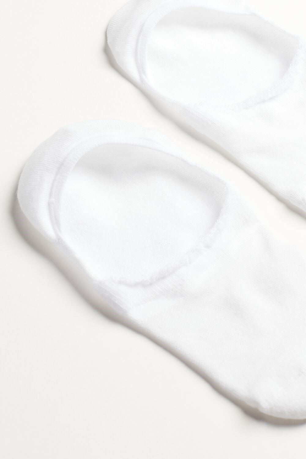 White - 001 - White Intimissimi Terrycloth Shoe Liners | JKFDQ9125