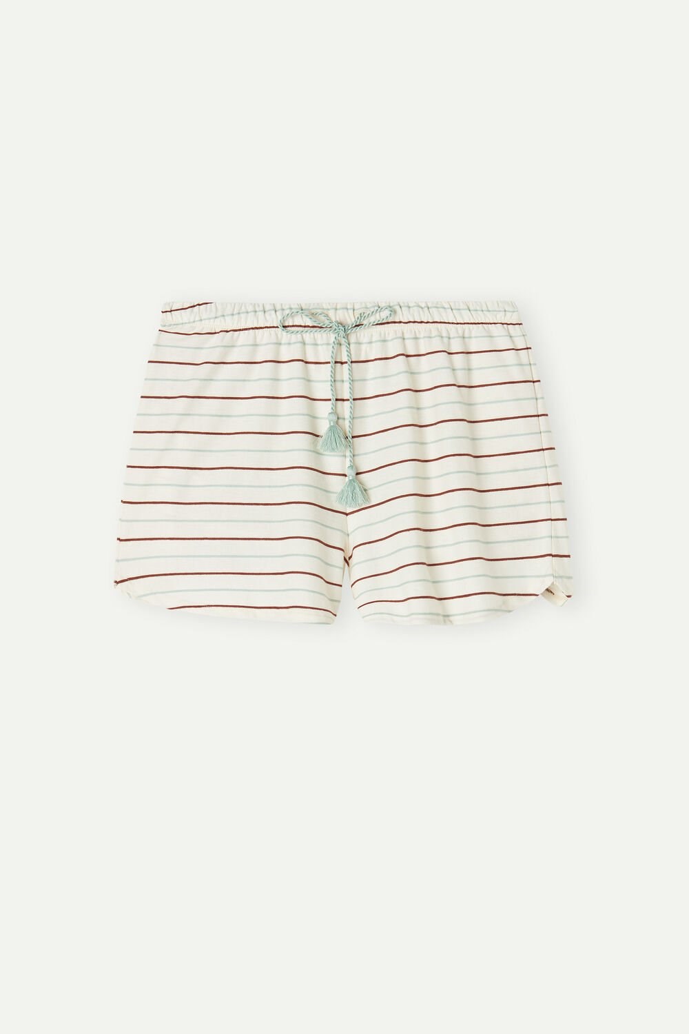 White - 004j - Riga Spices Garden Intimissimi Spices Garden Cotton Shorts | JYUNK9680