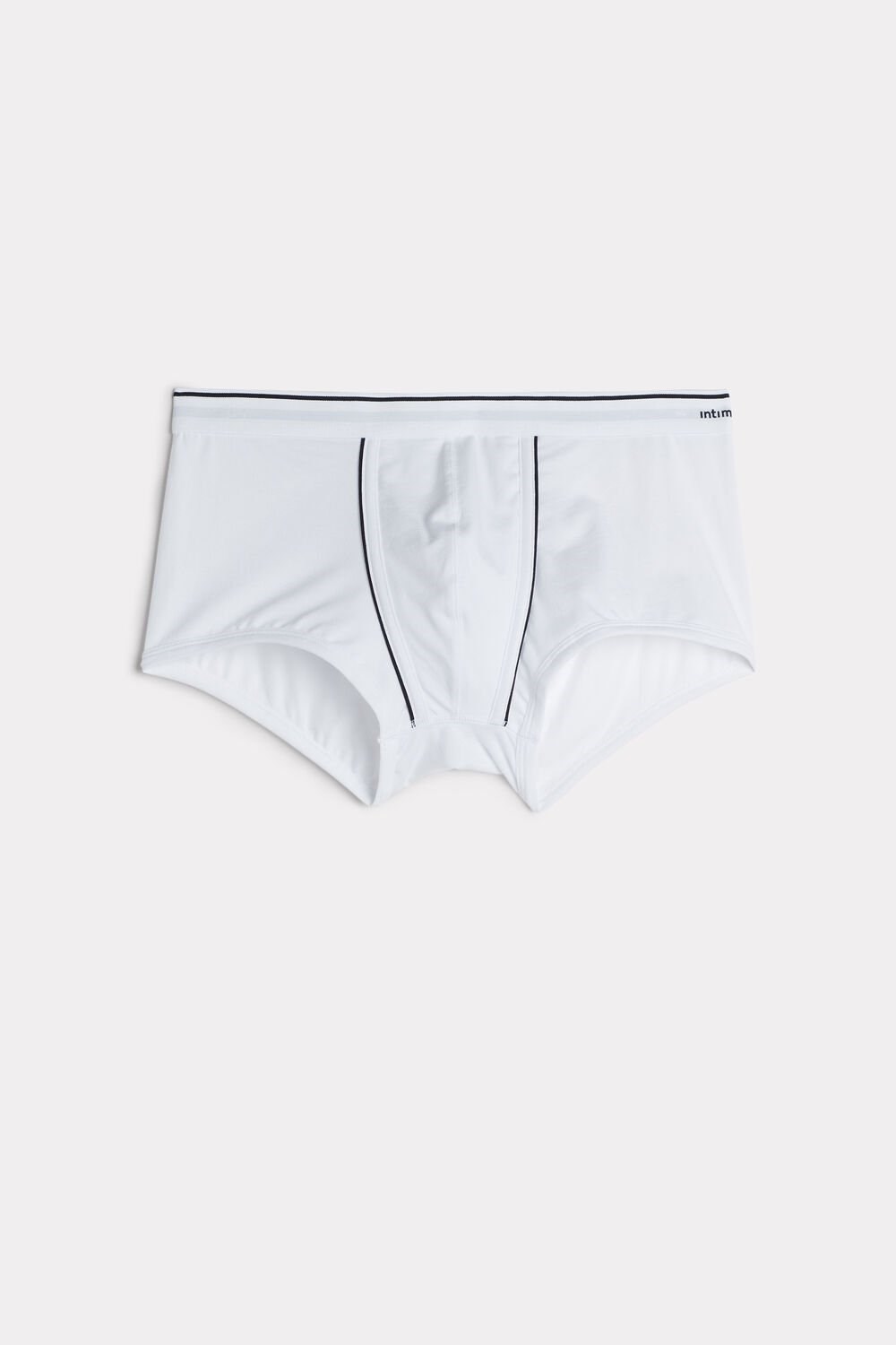 White - 6986 - White / Blue Intimissimi Supima® Cotton Boxers | HZAUF1569